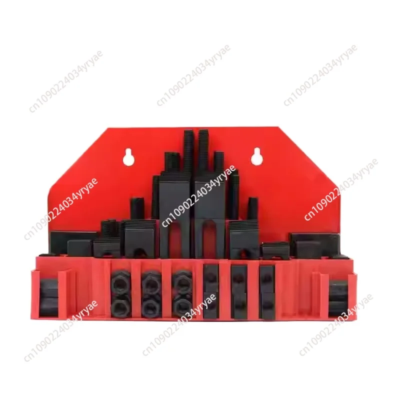 Hardened Combination Platen 58-piece Set, Tool Combination Platen, Milling Machine Accessories Combination Fixture M10 M12 M16