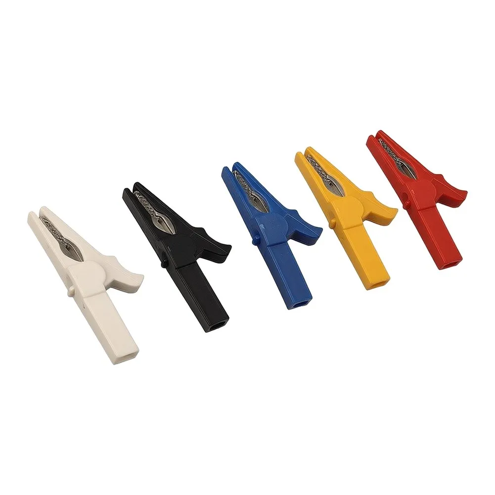 Battery Test Clip Multimeter Test Clip For Electrical Testing Battery Test Connector Clip PVC Insulated Jacket