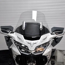 PANICAL For Honda Gold Wing GL1800 GL1800B F6B 2018-2024 Motorcycle PC Fixed Windshield Rearview Mirror Windshield Fairing