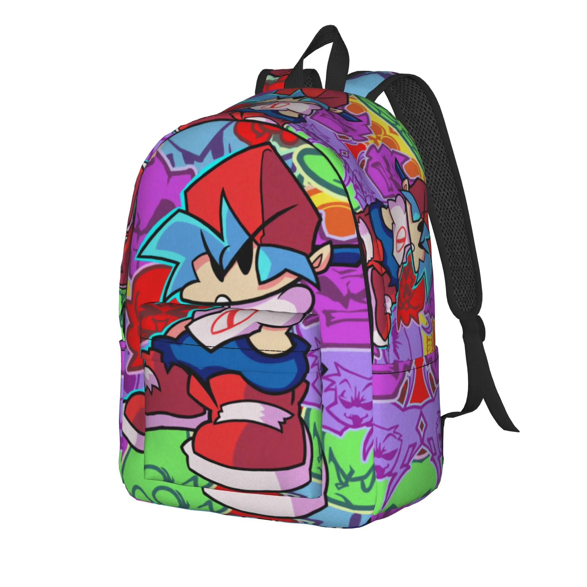 Cartoon Youthful Friday Night Funkin Backpack  Aesthetic Backpacks Girl Sport Pattern School Bags High Quality Rucksack