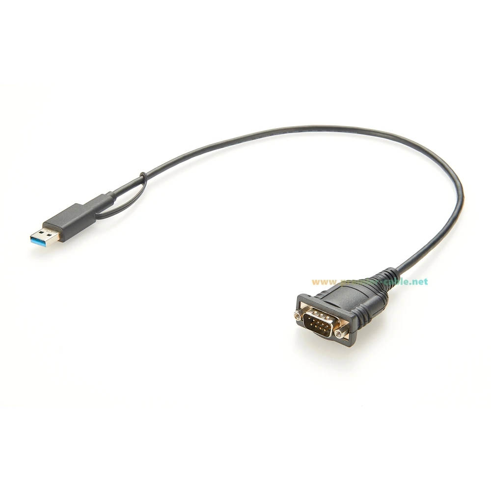 USB to RS232 Serial Adapter with FT232 Chipset USB to RS232 DB9 Male Converter Cable for Windows 11,10, 8, 7, Vista, XP