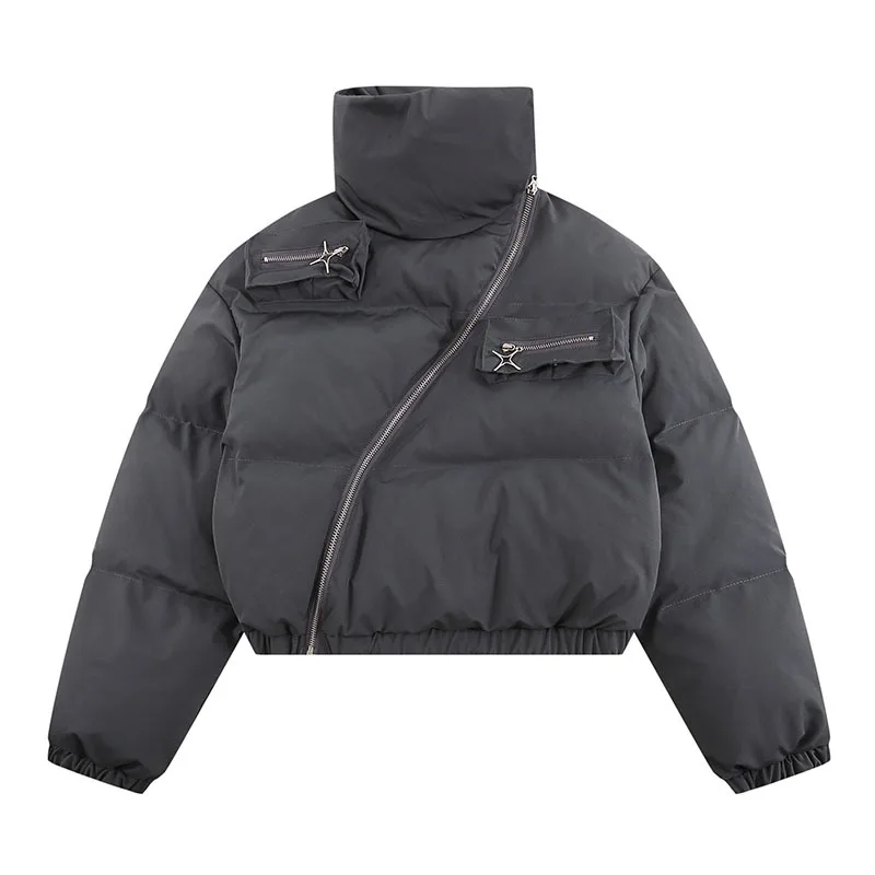 2023 짧은 패딩 점퍼, 여성용 겨울 코트, 따뜻한 의류, 여성용 겉옷, 패딩 의류