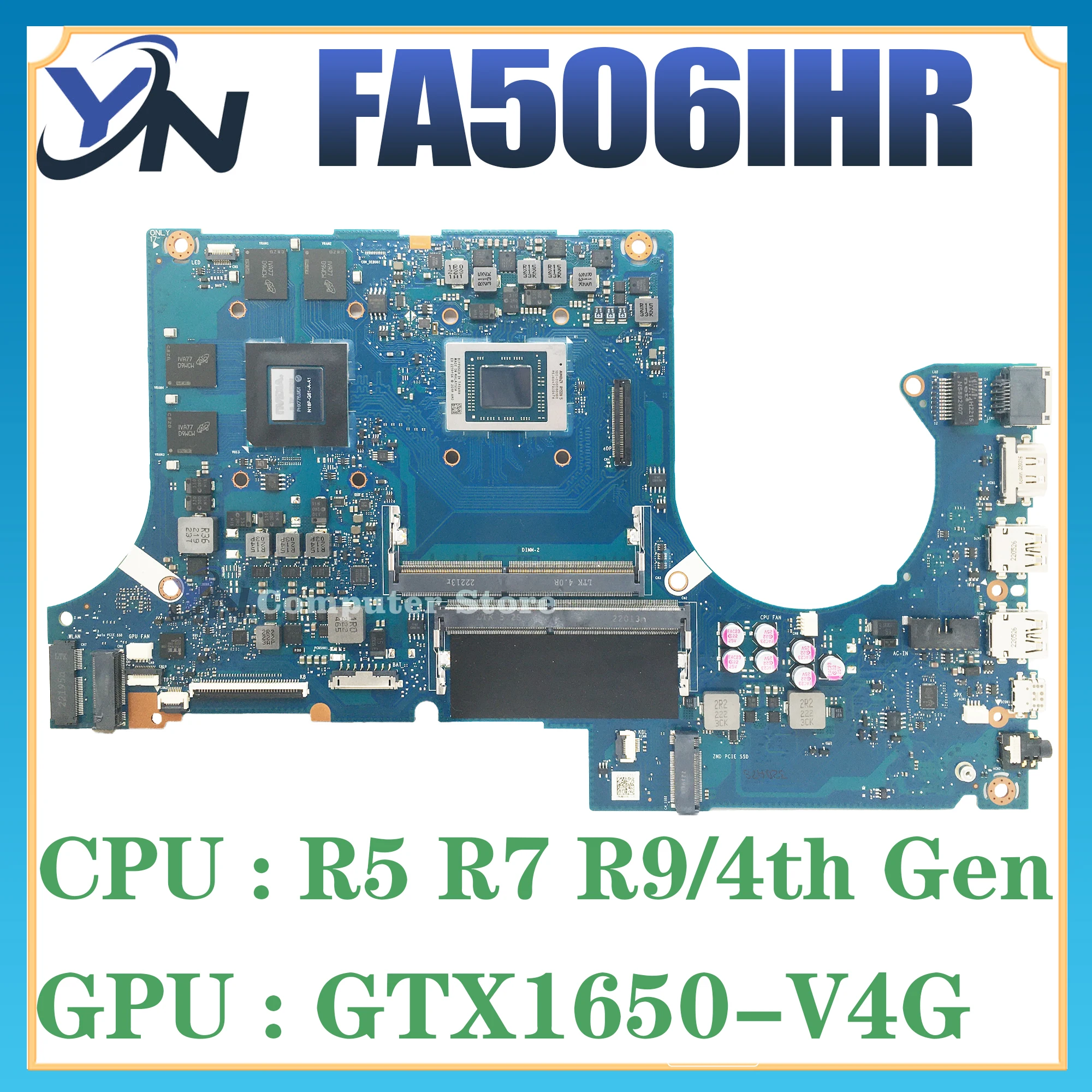 

Mainboard FA506IHR FA706IHR FX506IHR FX706IHR FA506IC FA506IE FA706IE FA706IC FX506IC FX506IE FX706IC FX706IE Laptop Motherboard