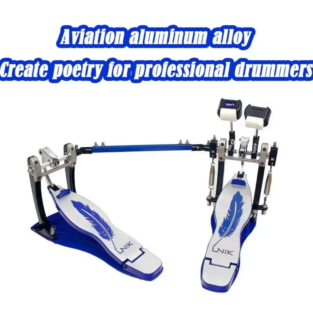 Aluminium Alloy Drum Set Double Step Hammer Pedal Double Chain Cam Accessory Jazz Drums Hammers Musical Instruments Parts