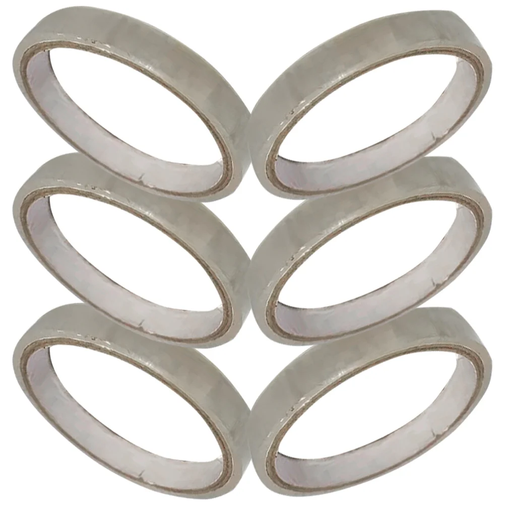 6Pcs Night Glow Sticky Ball Tapes Stress Relief Decompression Adhesive Glow in Dark Tape for Kids Relaxing Fun DIY