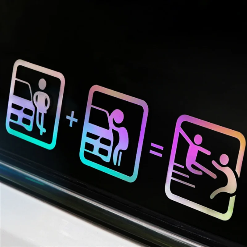 

AT92-Car Creativity Don't Touch Car Sticker Decals Funny Exterior Car Decals For Car Window