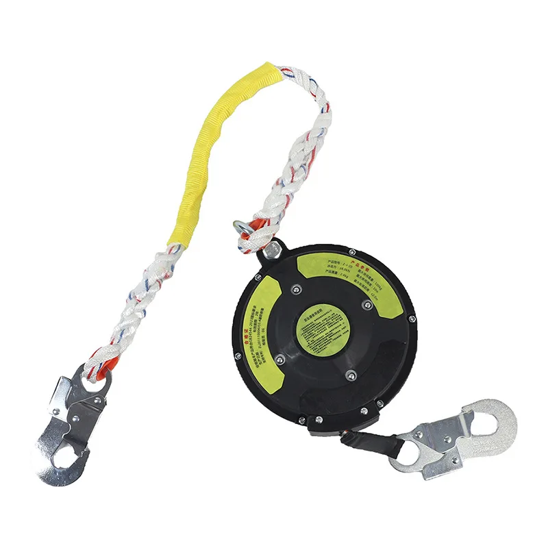 

Ribbon type 10m crash arrester Supply Self-control Self-lock Portable high altitude crash arrester with belt speed difference