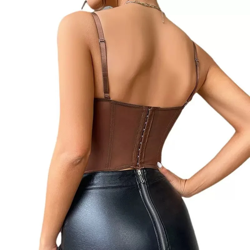 

Жилеты Жилеты Тонкие женские жилеты Топы для женщин Осенние кожаные заклепки с пряжкой Универсальные байкеры Верхова езда Функциональные прочные защелки Модные