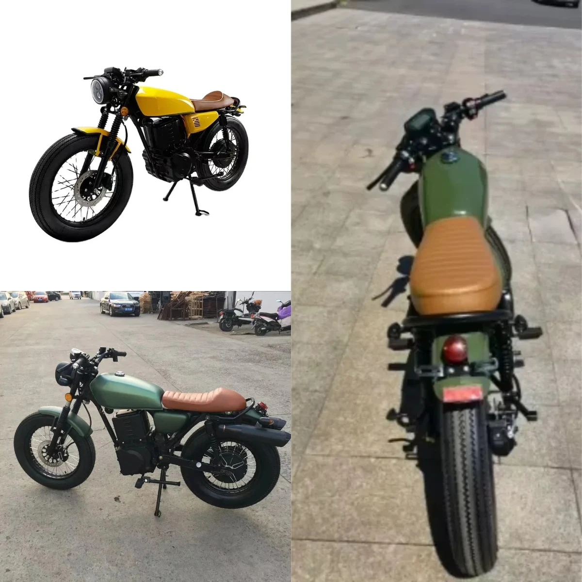 STROVA MotorcycleChinese Retro Electric Motorcycles Off-road Retro Motorbike Electric Scooter Electric Bicycle motorbike retro M