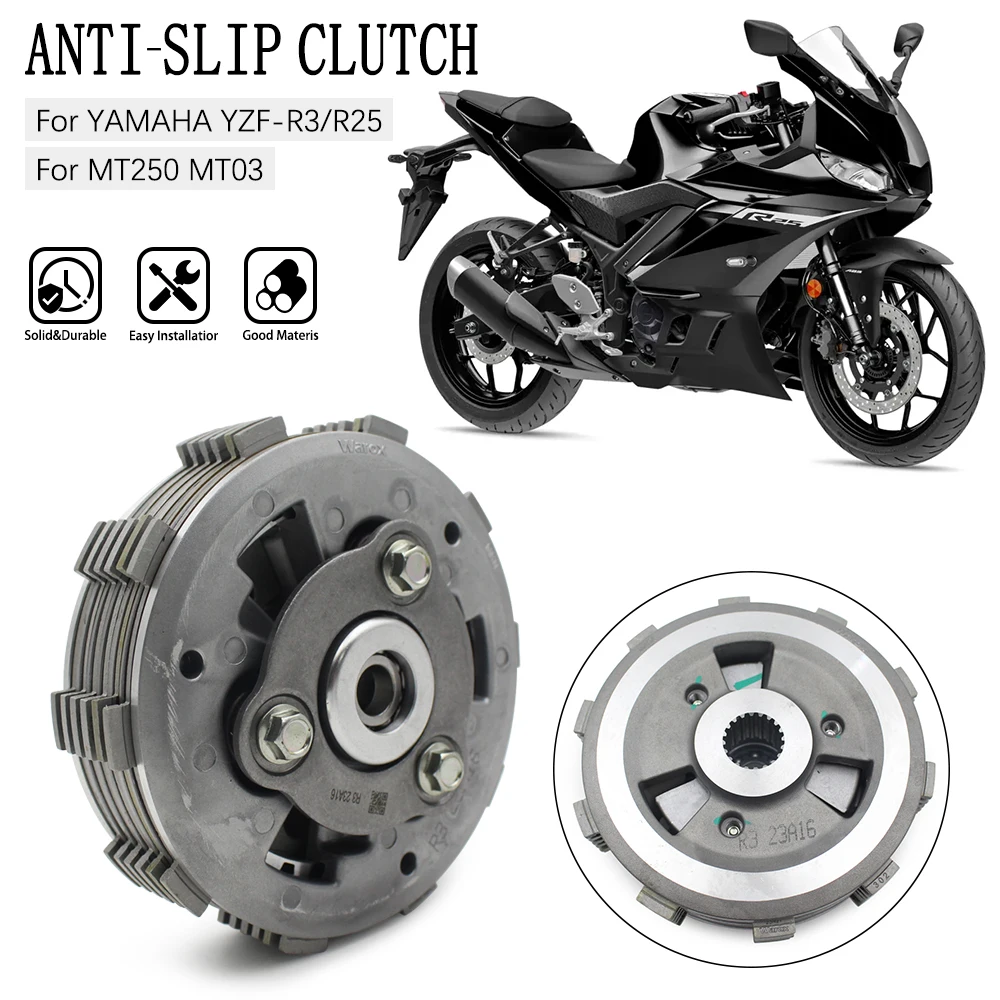 

For Yamaha Anti-Slip Clutch YZF-R3 YZF R3 R25 MT250 MT03 Slipper Clutch Assembly Sliding Clutch Assy