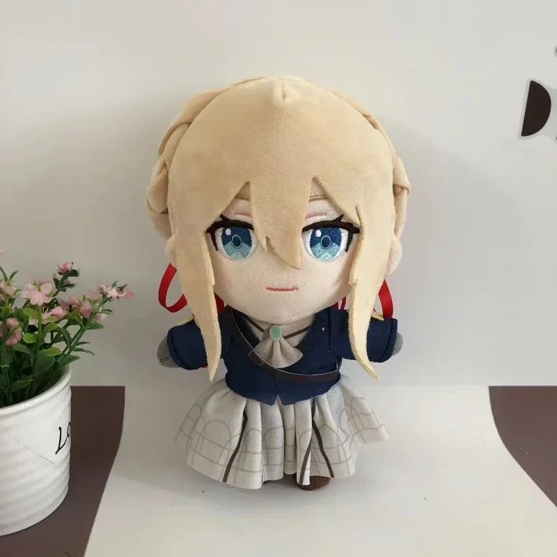 Anime Violet Evergarden Plush Toys Hirasawa Yui Cosplay Dolls Cartoon Girls Stuffed Figure Plushie Peluche Christmas Gifts 20cm