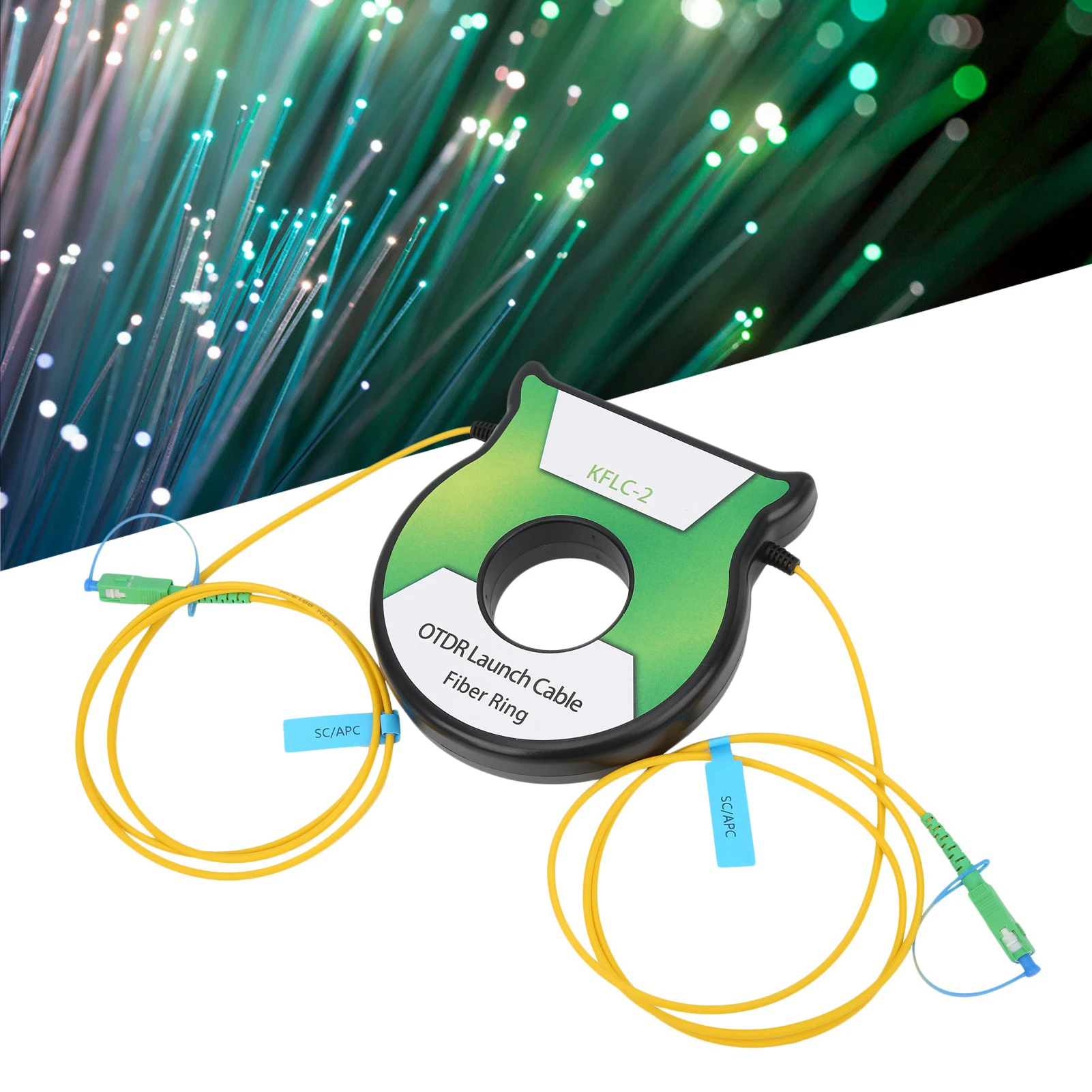

OTDR Optical Launch Cable Singlemode 9/125um 500M OS2 SC/‑SC/ Connector Adapter OTDR Test Connector