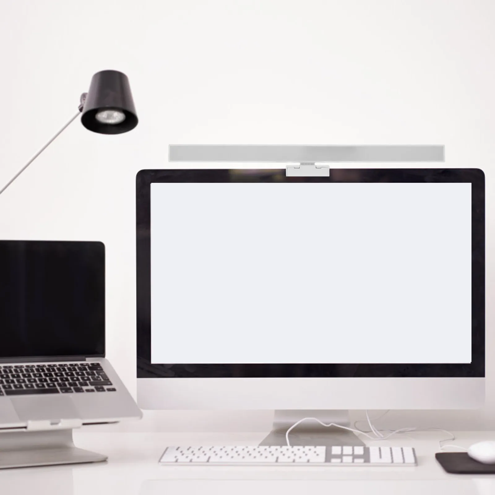 LED Monitor Light Bar Eye Caring Asymmetric Design Adjustable Brightness Color Temperature Timer Dimming Display for Computer