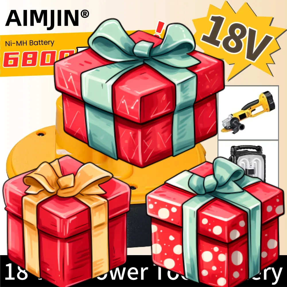 

Powtree for Dewalt DC9096 18V 6800mAh Ni-MH Battery DC9098 DC9099 DW9095 DW9096 DW9098 DE9038 DE9096 Power Tool Battery