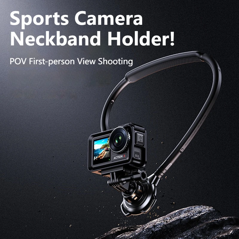G01 Camera Neck Mount Holder for First Person Perspective Shooting Riding Neck Hold Mount Chest Mount Action Camera Accessories