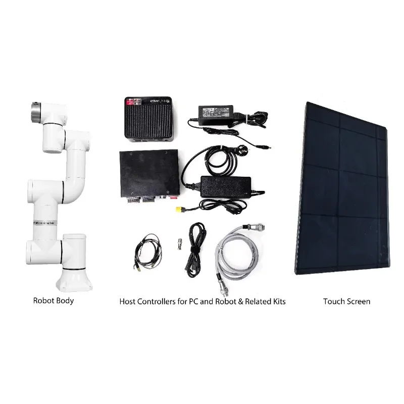 

New Retail 1kg Cobot Arm 6 Axis Robotic Coffee Shop Collaborative Robots Articulated Robots for Food Delivery Packing