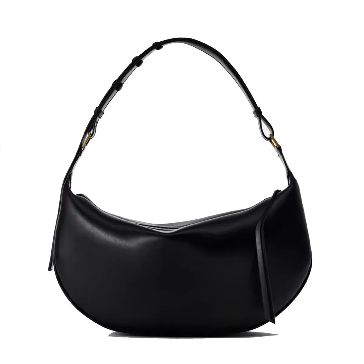 Dumpling Crescent Armpit Bag for Women Large Capacity Shoulder Bags fashionPU Leather Crossbody Bags Trendy Purs handbag image 3