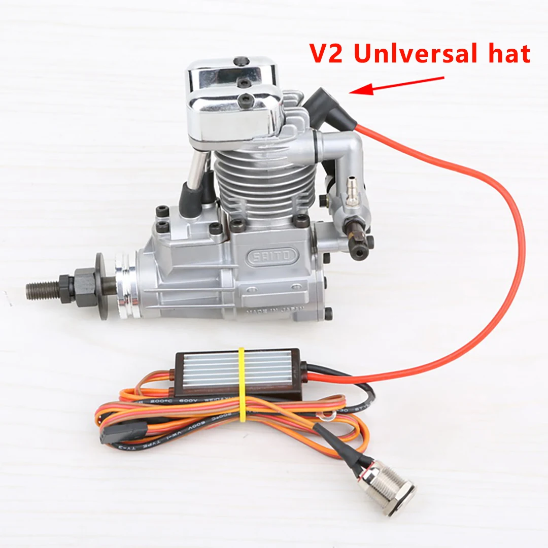 RCEXL V2 Universal Hat On Board Glow System Methanol Engine Ignition With LED Indicator for Airplane RC