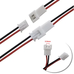 10CM PH 2.54mm Pitch 2 Pin Male Female Cable Connector Micro PH 2P Plug Jack Socket Terminals Wire Cables Connectors
