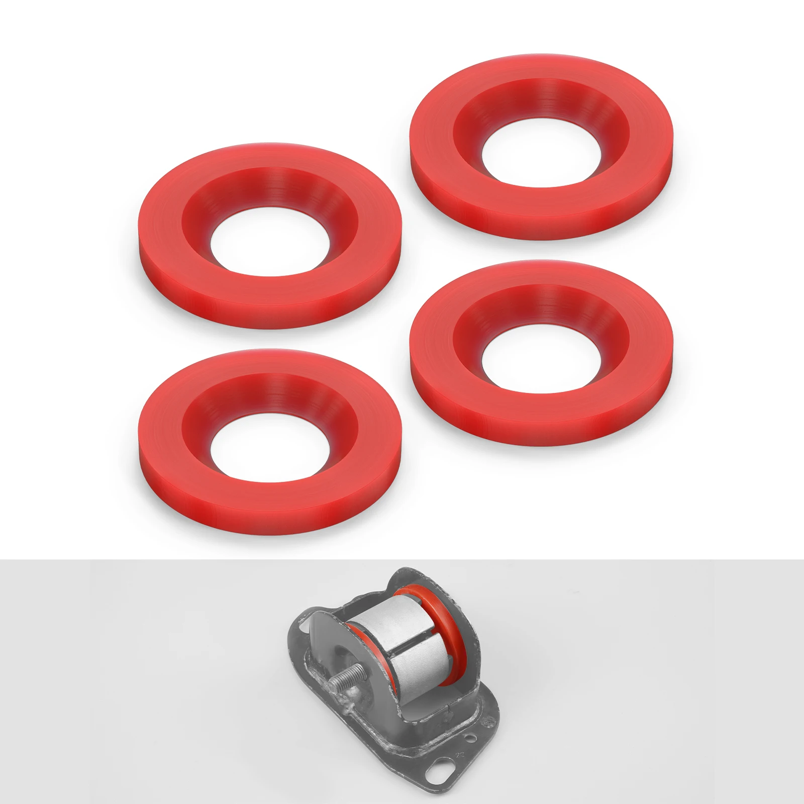 

85A Rear Trailing Arm Bushing Limiter Set for BMW E46 1999-2005, E36 1992-1999, Z4 E85/E86 2003-2008