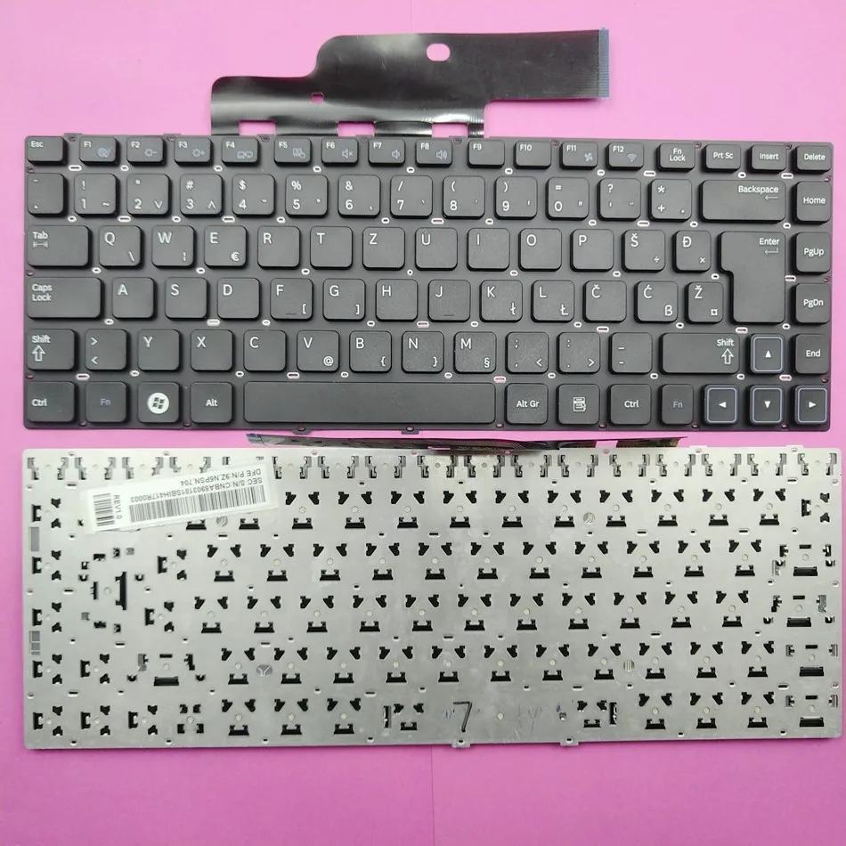 

Хорватская клавиатура для Samsung NP300 300V4A 300E4A 300E4A 05E4A NP300E4A NP305E4A 300E4C NP300E4C NP200A4B NP205A4Y NP200A4Y WB