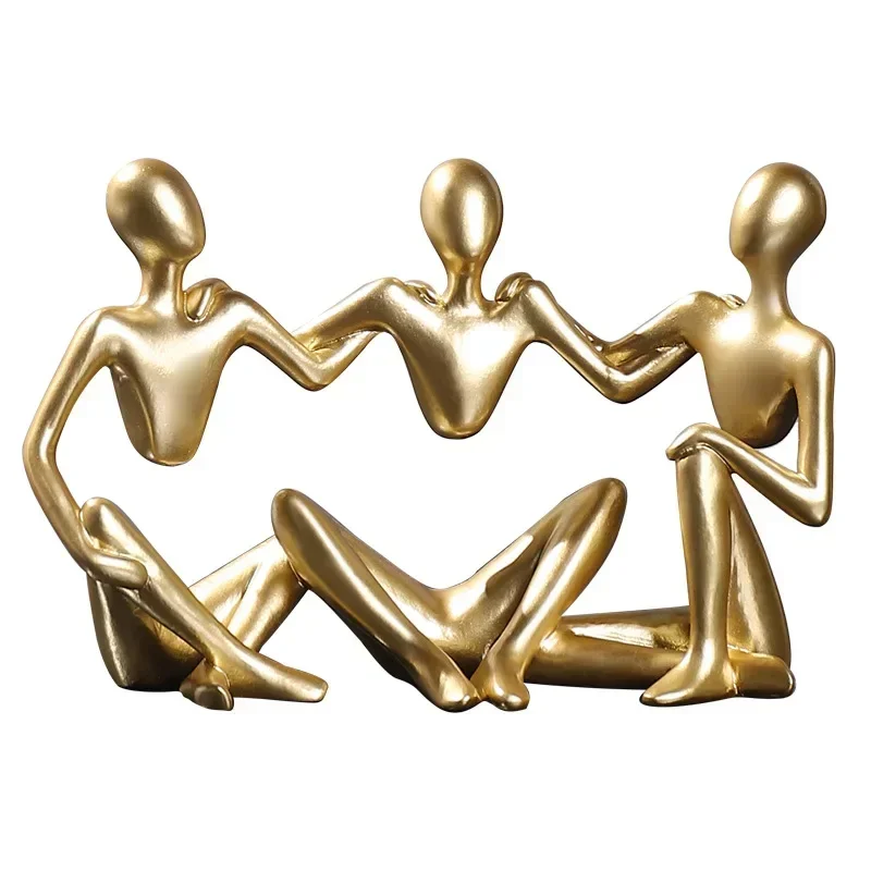 تمثال شخصية الشمال للمفكر ، نحت راتنج مجردة ، الحلي للمنزل ، الحرف المكتبية ، ديكور الأثاث