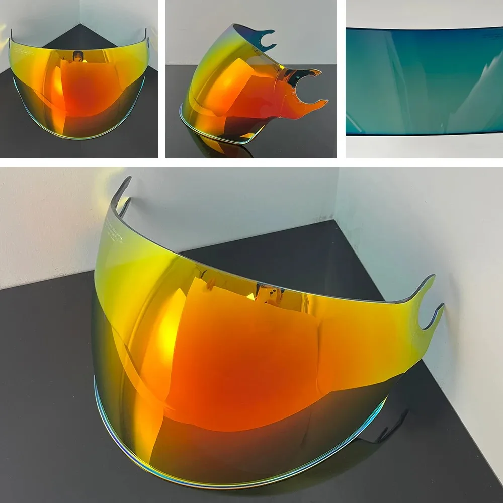 Airflow OF562 Moto Helmet Visor Face Shield High Clarity Anti Fog UV Cut Wide View Replacement Lens for Casco Helmet
