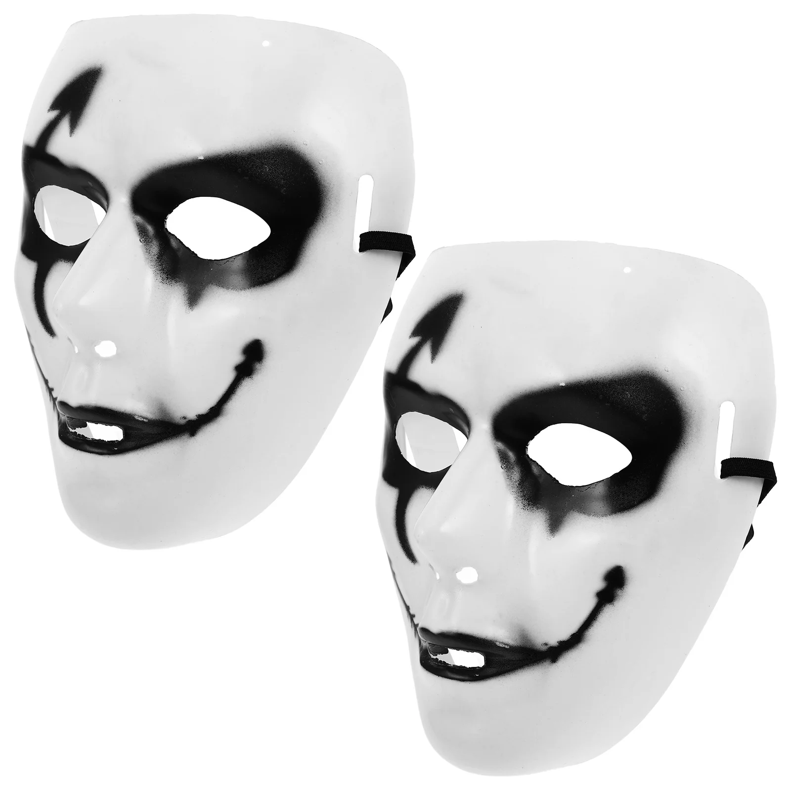 

2Pcs Premium Death Mask Halloween Masquerade Mask Vivid Painting Comfortable Fit Party Costume Accessory for Adult Cosplay