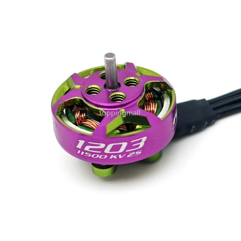 Moteur sans balais Rcinpower GTS V3 1203 11500KV 2S 8000KV 6000KV, pour hélice 2 ~ 3 pouces RC FPV, importateur de course quadrirotor, DIY, 4 pièces