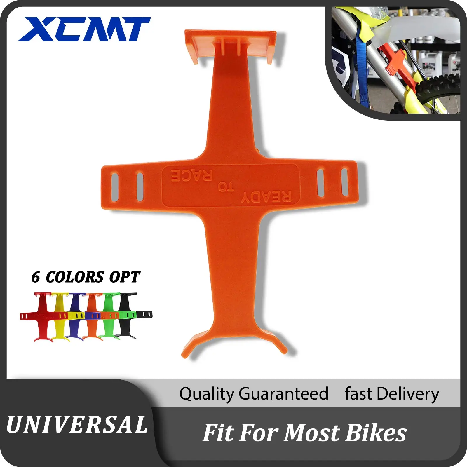 1PC Front Fork Support Motorcycle Fork Brace Stand Saver Fork Guard Front Fender Holder Tools For KTM EXC SX KXF 250 300 350 450