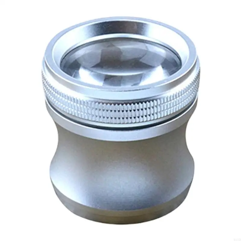 Handheld 20X Glass with Contoured Cylindrical Grip for Jewelry, Antiques, Proofreading, Collectibles, and M4YD