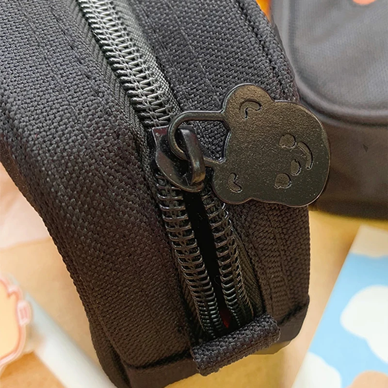 1 قطعة Kawaii الدب التطريز قماش حقيبة أقلام رصاص القلم حافظة أطفال هدية مستحضرات التجميل القرطاسية لوازم الطلاب #2