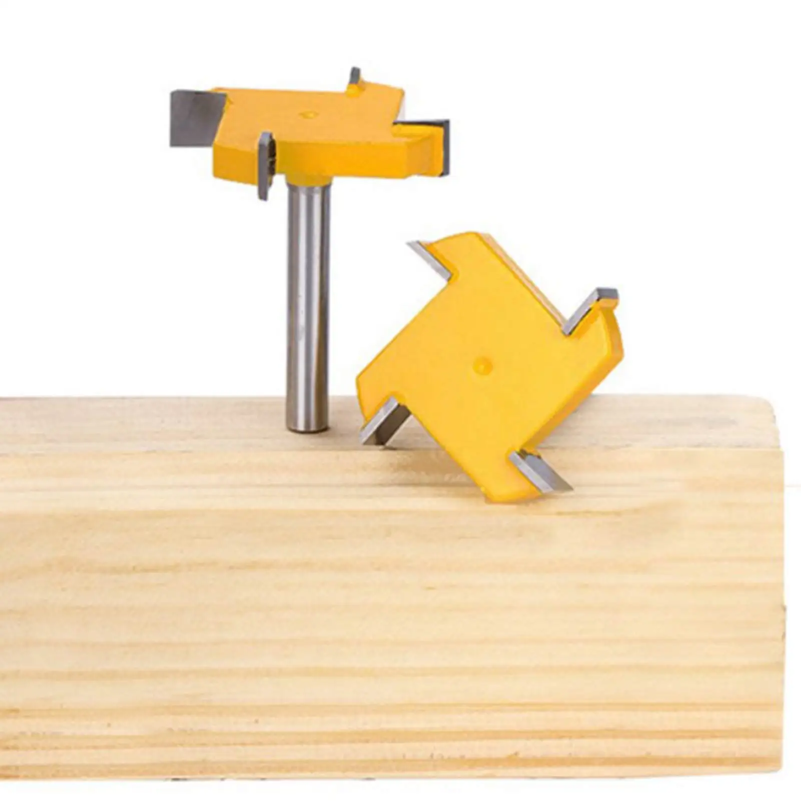 Spoilboard Surfacing Router Bit 12.7mm Shank Slab Flattening Router Bit 4 Edge Woodworking Tool Router Bits For Wood Industrial