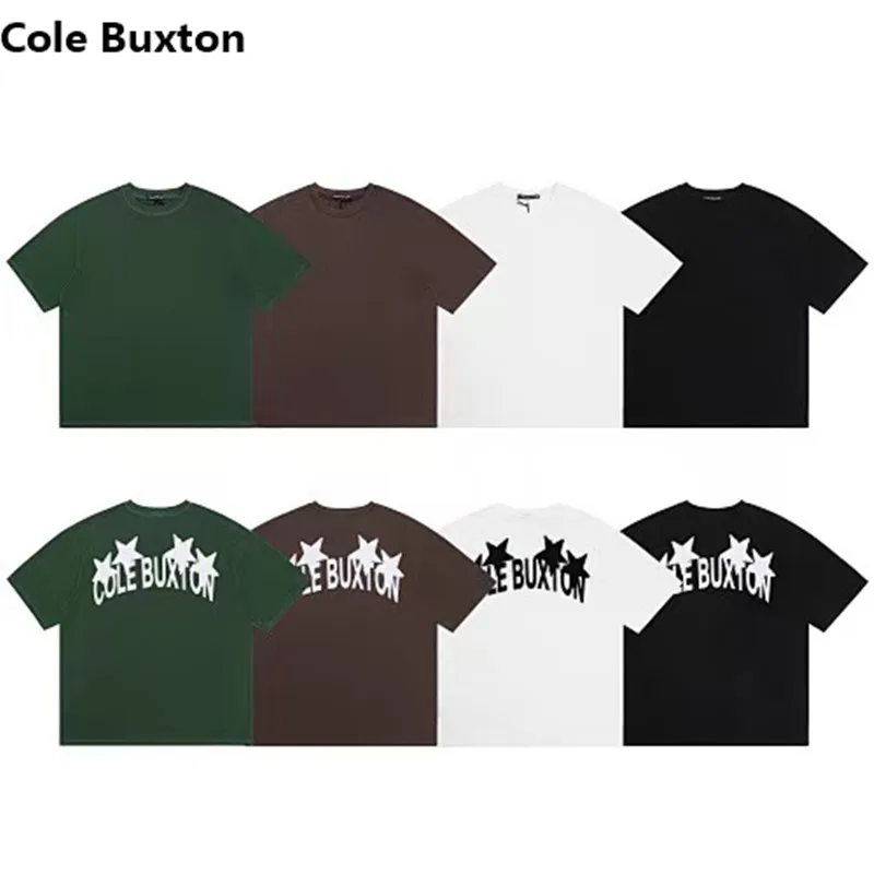 

Cole Buxton Minimalist Slogan Western Streetwear Brand Relaxed-Fit Pure Cotton Short-Sleeve T-Shirt Base Layer Garment