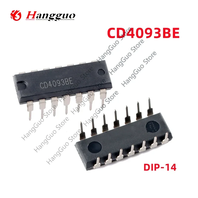 20 개/몫 원래 새로운 CD4093BE DIP14 CD4093 DIP 4093 DIP-14 4093BE IC 칩
