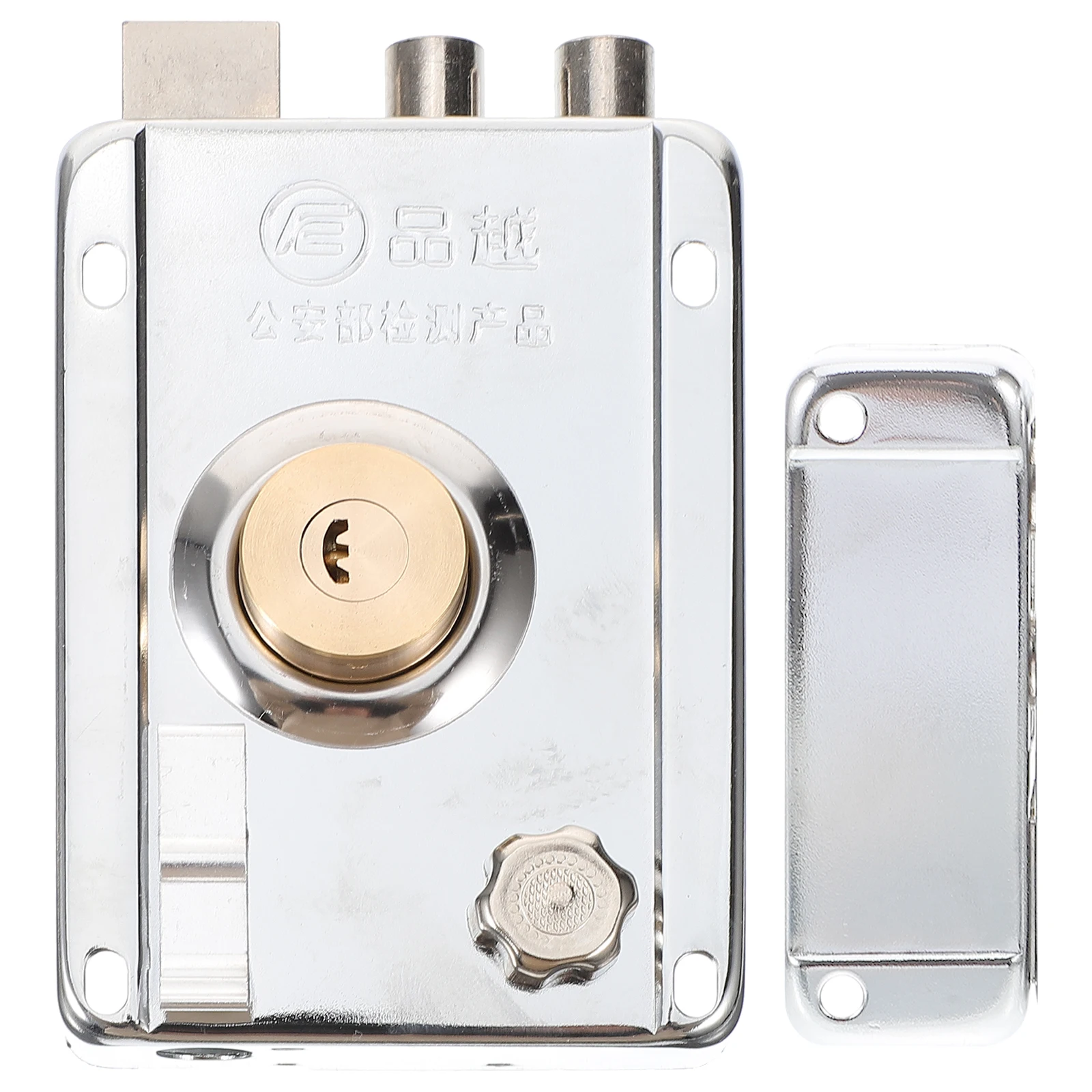 

Interior Door Lock Metal Deadbolt Safety Front Bedroom Entry Locksets Left Open Stainless Steel Moon Design Anti Theft Easy