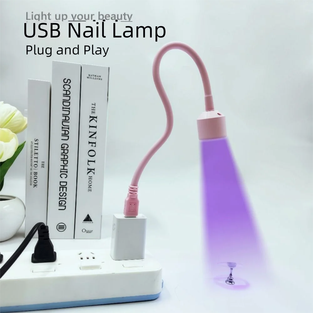 Nails Art Tools Quick Dry Nail Dryer Light Portable USB UV Curing Light Adjustable Foldable LED Nail Lamp Salon Tools