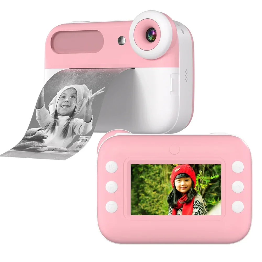 

3.0 Inch Touch Screen Digital Video Camera Thermal Print Children HD Camera Toy Portable Toy Camera for Christmas Birthday Gifts