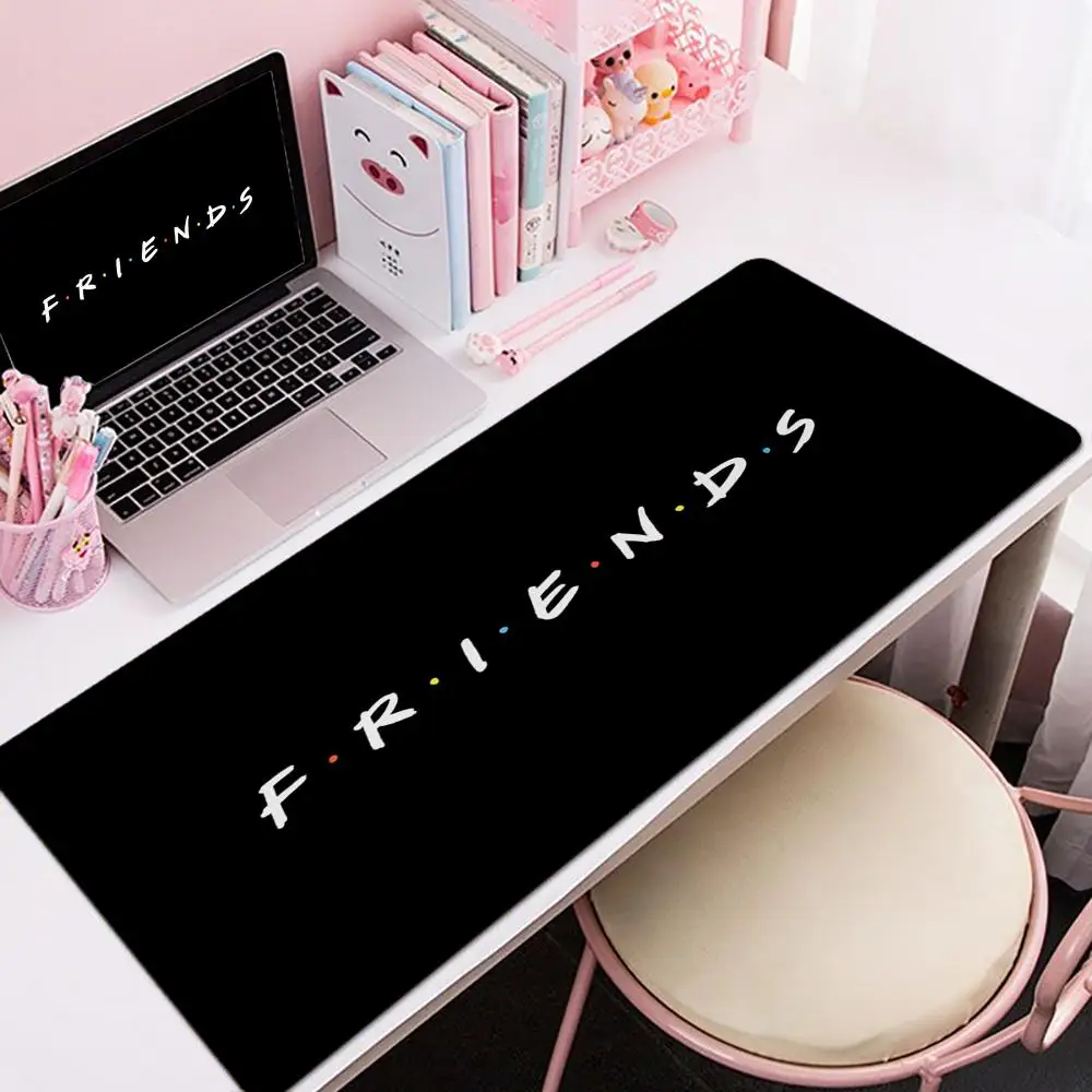 Friends Tv Show Mouse Pad 90x40CM Non-slip Gaming Mousepad Gamer E-Sports Mouse Mat Game Mechanical Keyboard XXL Desk Mat