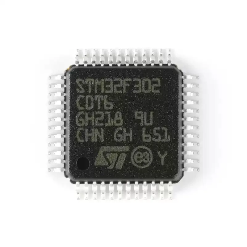 5 قطعة الأصلي حقيقية STM32F302CBT6 LQFP-48 ARM Cortex-M4 32 بت متحكم MCU