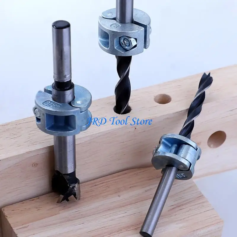 

A2UD Zinc Alloy Woodworking Tool Drill Locator Depth Stop Collars Ring Positioner
