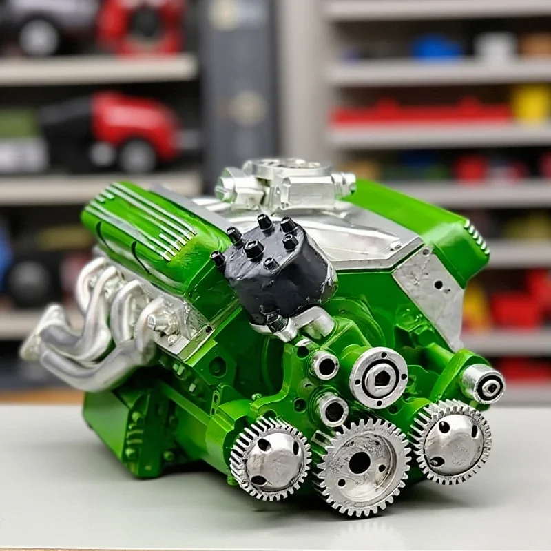 Kit de moteur Binray Cison V8 Kits de modèles de moteur à petit bloc à gaz Mini construisez votre propre tige Kits de moteur de course Cison qui fonctionne