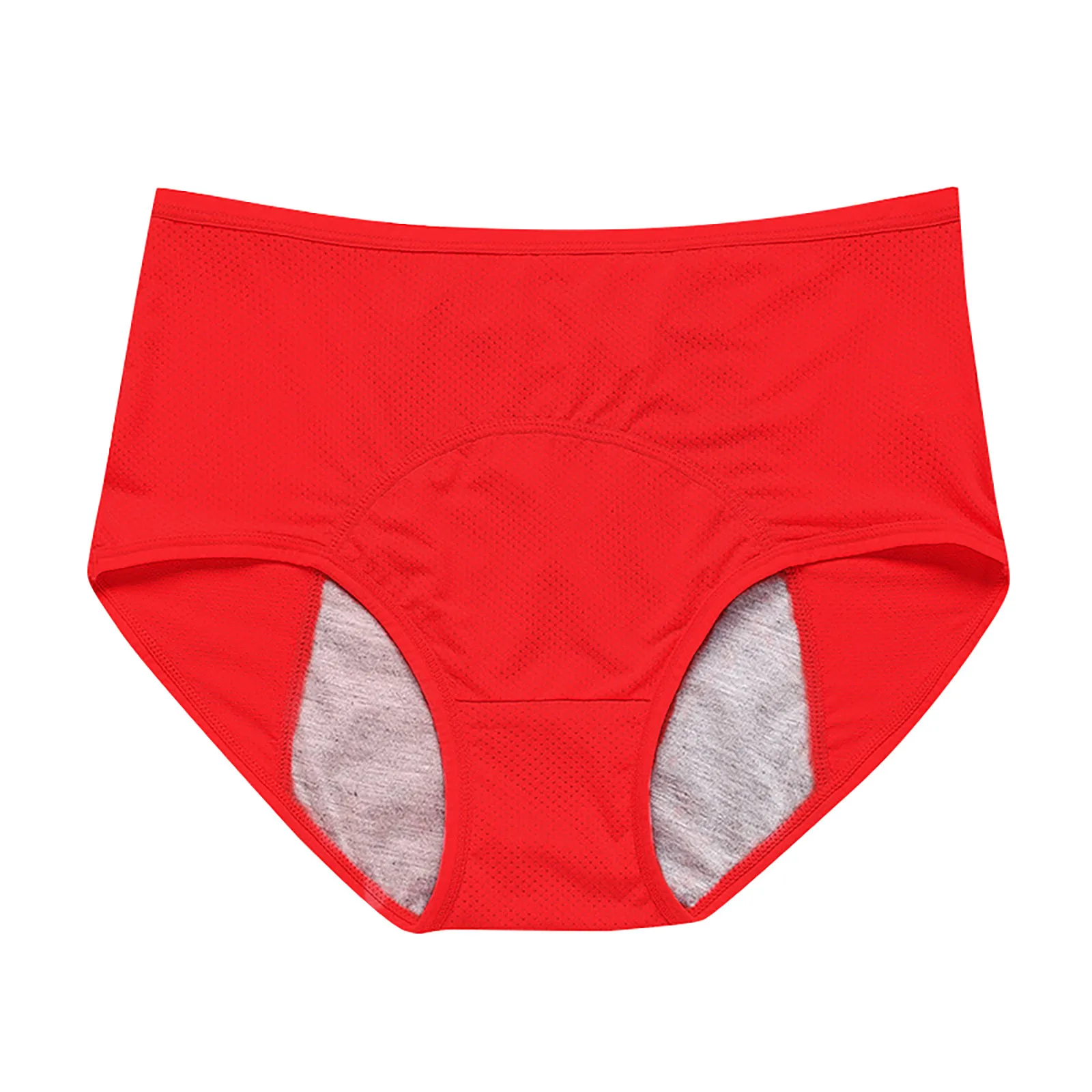1PC Women's Physiological Briefs Girl Menstrual Panties Ladies Period Leak Proof Panty Mid Waist Ice Silk Underwear