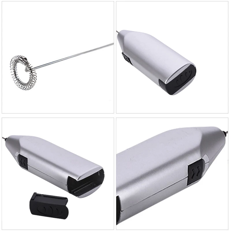 Блендер Электрический беспроводной с венчиком для взбивания яиц и капучино