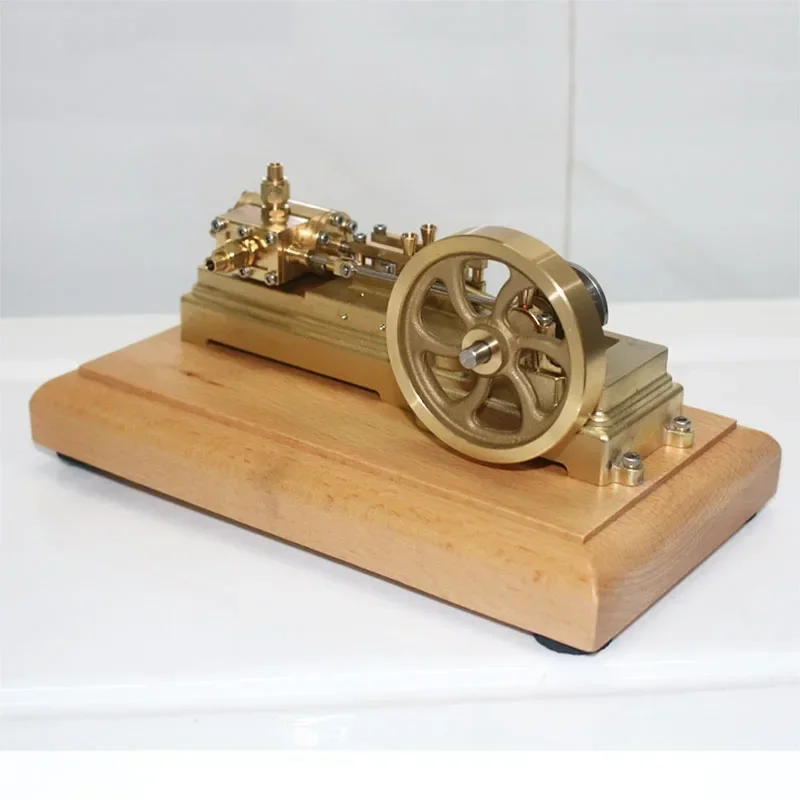 S10B Horizontal Single Cylinder Steam Engine Model 1.7CC Mini Engines Model Toys for Men Adults