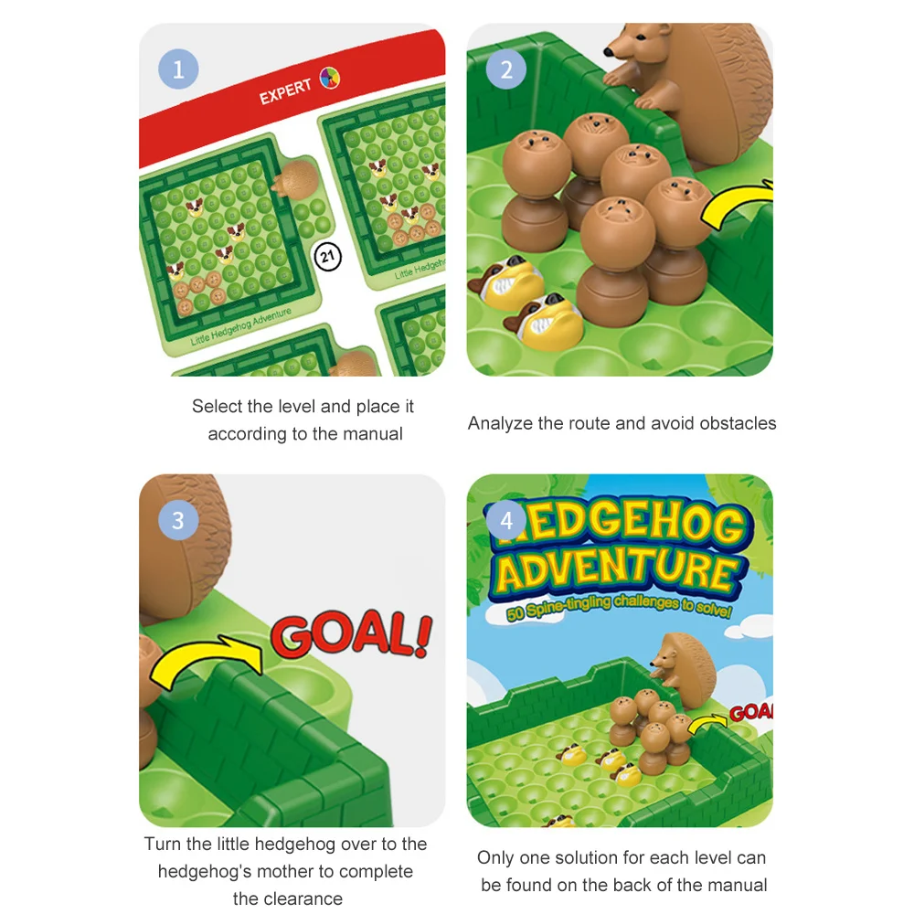 Tre maiali Puzzle 3D Giochi da tavolo casual Giocattolo per lo sviluppo precoce dei bambini 19 * 19 cm