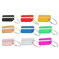 Fashion Metal Travel Hanging tags Baggage Tags Suitcase Address Label Holder Aluminium Alloy Hanging tags Travel Accessories