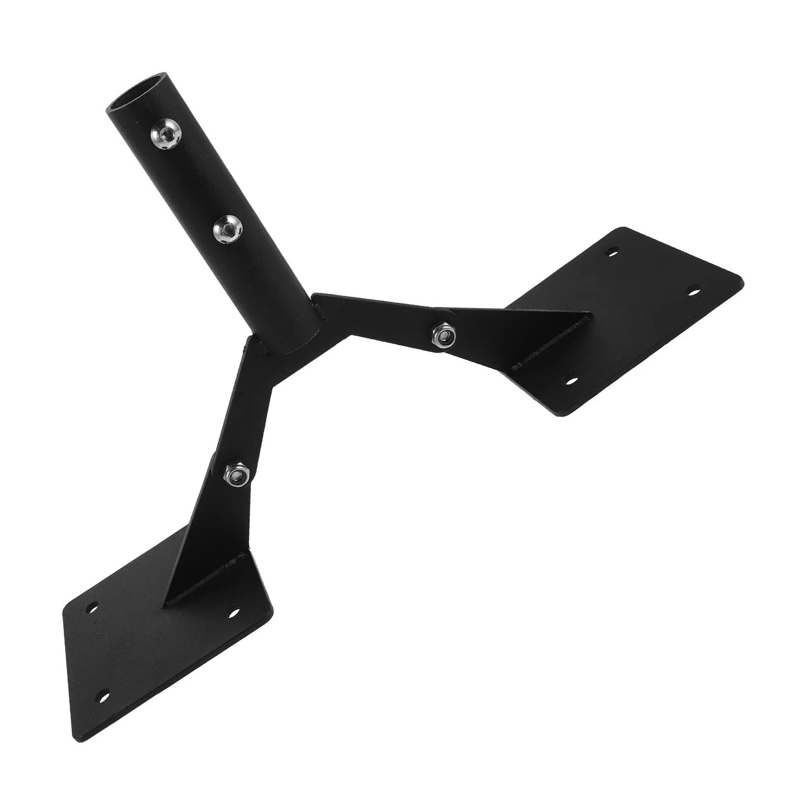 Weather Vane Mount Adjustable Carbon Steel Roof Mounting Bracket for Garden Yard Patio Weather Monitoring Wind Vane Stand