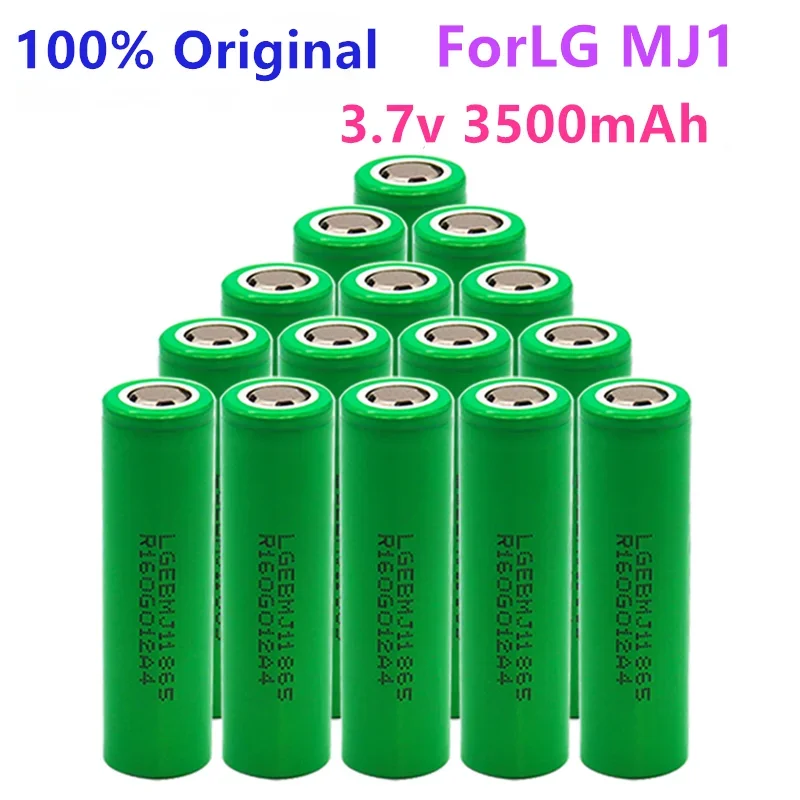 

2021 New 100% Original MJ1 3.7 v 3500 mah 18650 Lithium Rechargeable Battery For Flashlight batteries for LG MJ1 3500mah battery