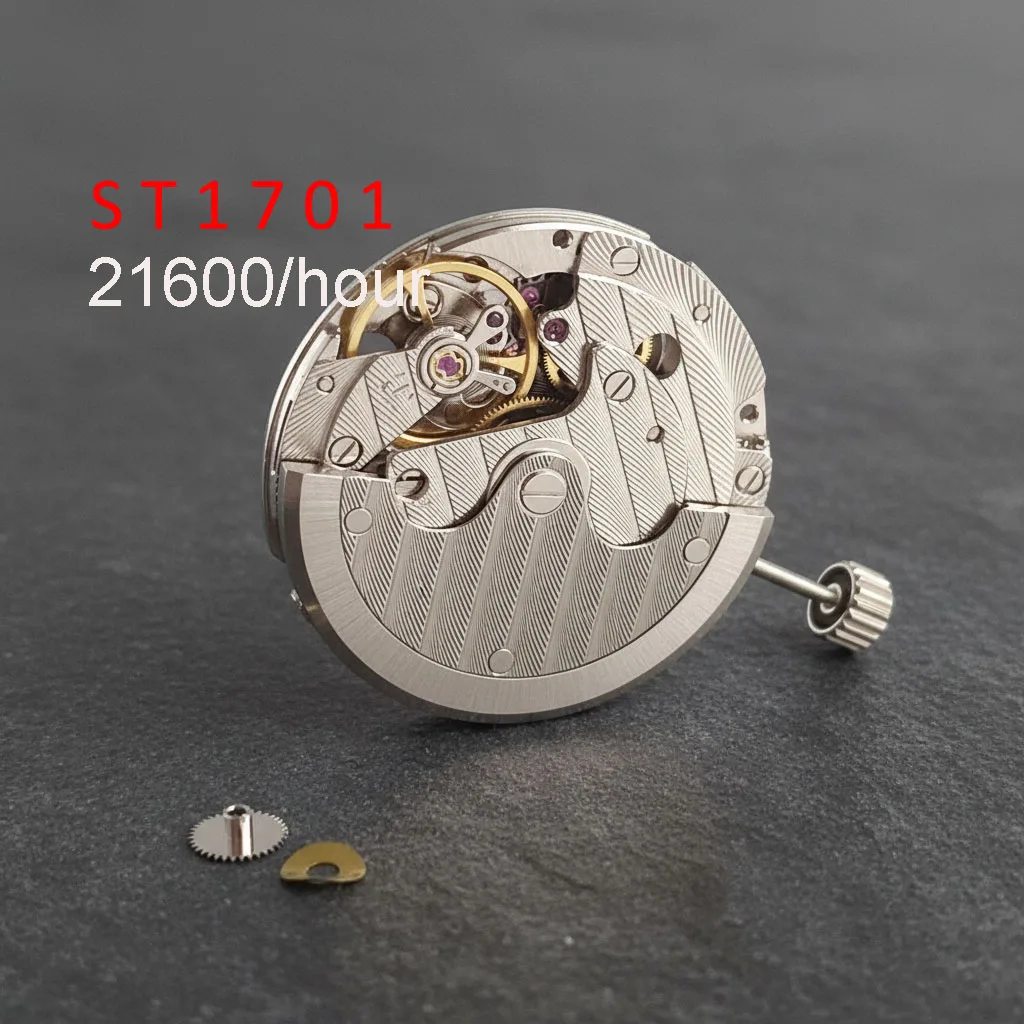 حركة ساعة ميكانيكية أوتوماتيكية ST1701 عالية الجودة Se-gull ST1701 21600VPH مع أجزاء ساعة عالية الدقة للثواني المستقلة #1